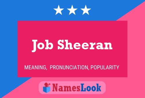 Job Sheeran Naam Poster