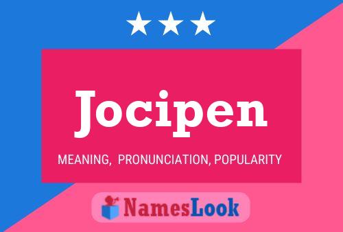 Jocipen Naam Poster