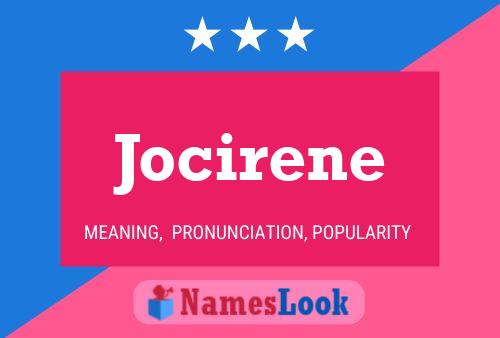 Jocirene Naam Poster