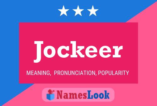 Jockeer Naam Poster