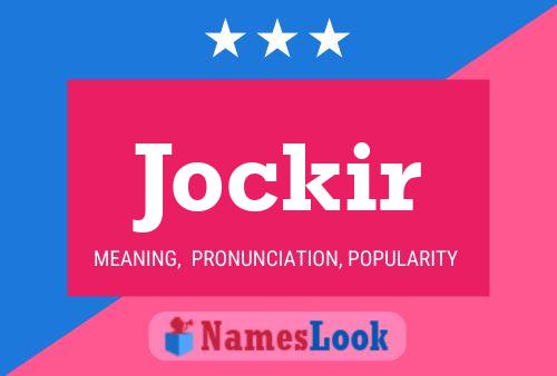 Jockir Naam Poster