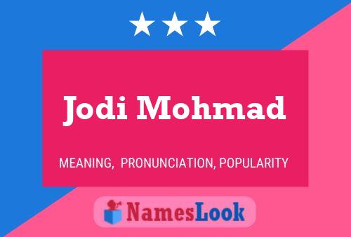 Jodi Mohmad Naam Poster