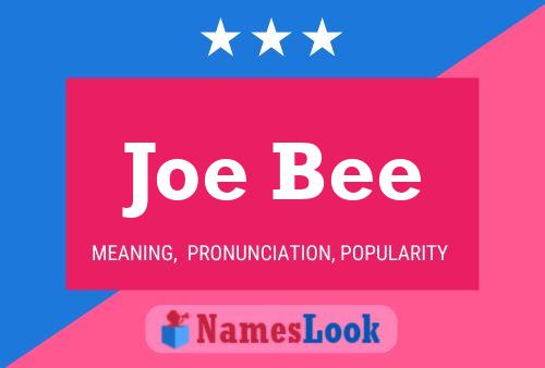 Joe Bee Naam Poster