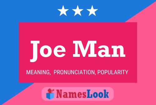 Joe Man Naam Poster