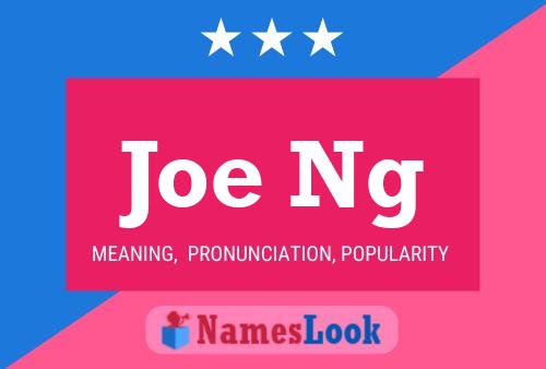 Joe Ng Naam Poster