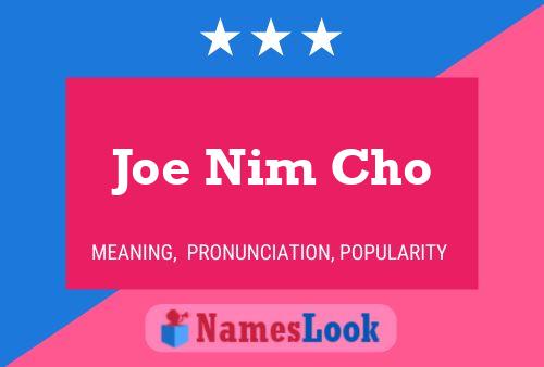 Joe Nim Cho Naam Poster