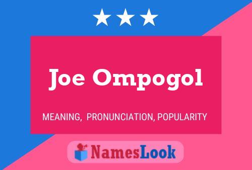 Joe Ompogol Naam Poster