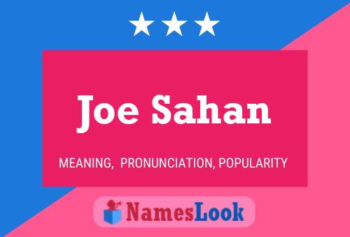 Joe Sahan Naam Poster