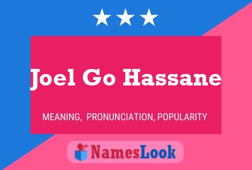 Joel Go Hassane Naam Poster