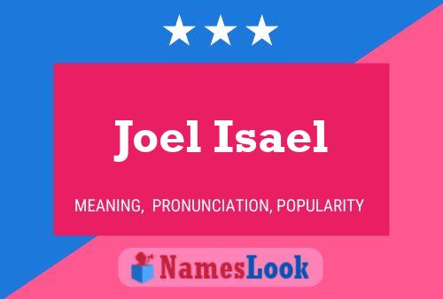 Joel Isael Naam Poster