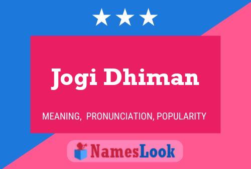 Jogi Dhiman Naam Poster