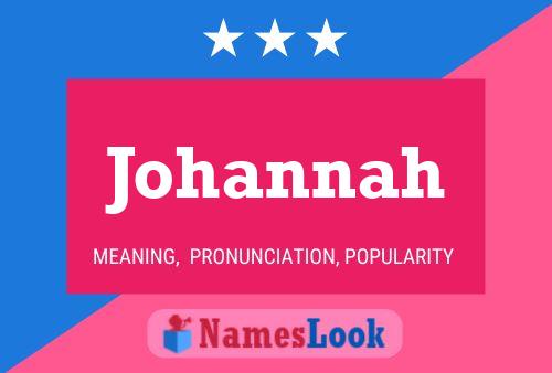 Johannah Naam Poster