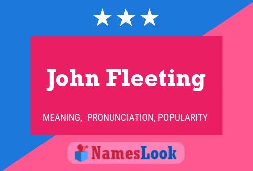 John Fleeting Naam Poster