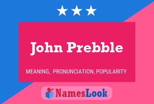 John Prebble Naam Poster