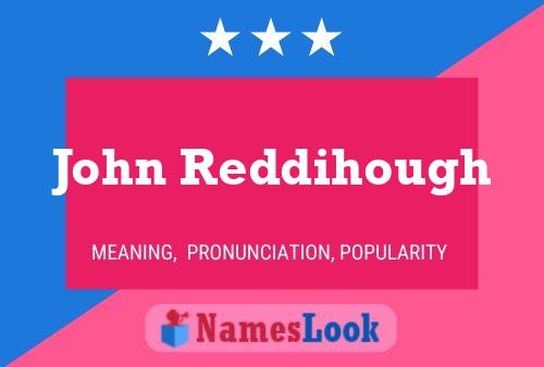 John Reddihough Naam Poster