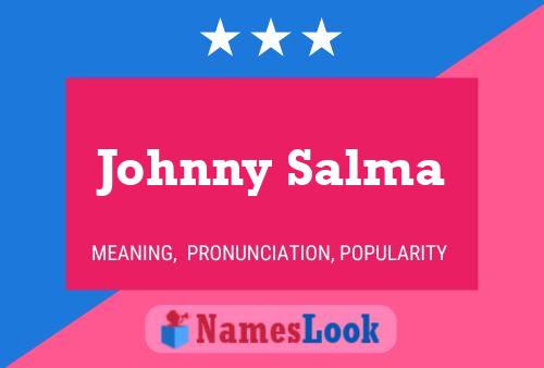 Johnny Salma Naam Poster