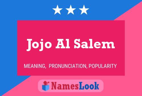 Jojo Al Salem Naam Poster