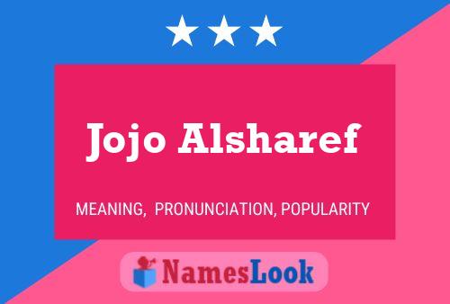 Jojo Alsharef Naam Poster