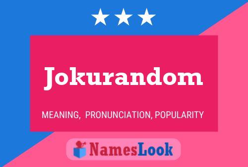 Jokurandom Naam Poster