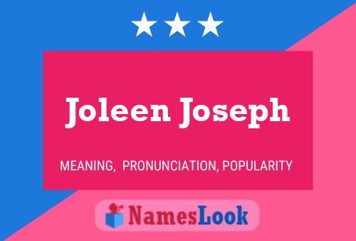 Joleen Joseph Naam Poster