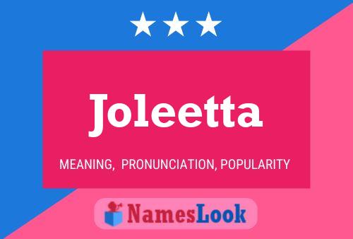 Joleetta Naam Poster