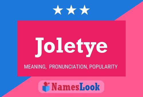 Joletye Naam Poster