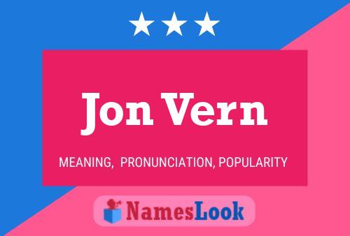 Jon Vern Naam Poster