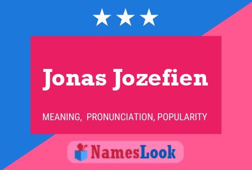 Jonas Jozefien Naam Poster