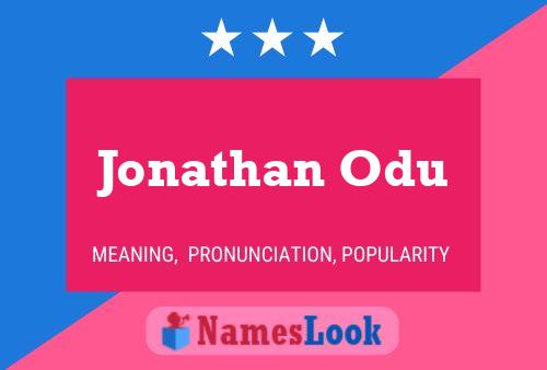 Jonathan Odu Naam Poster