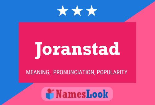 Joranstad Naam Poster