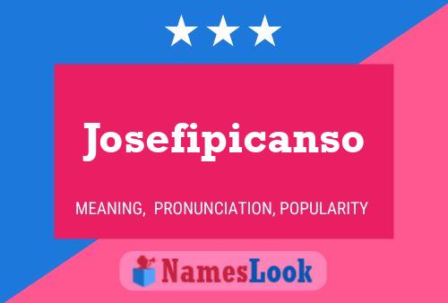 Josefipicanso Naam Poster