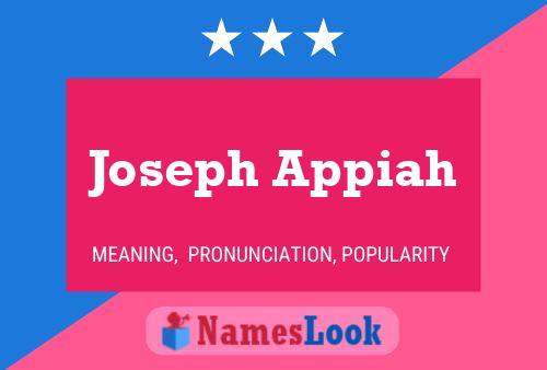 Joseph Appiah Naam Poster