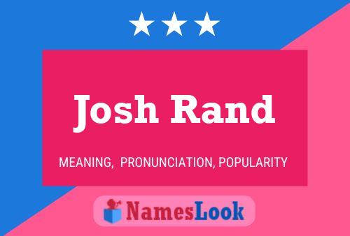 Josh Rand Naam Poster