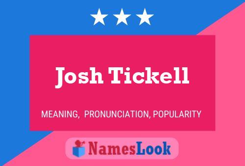 Josh Tickell Naam Poster