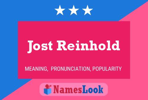 Jost Reinhold Naam Poster