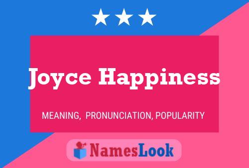 Joyce Happiness Naam Poster