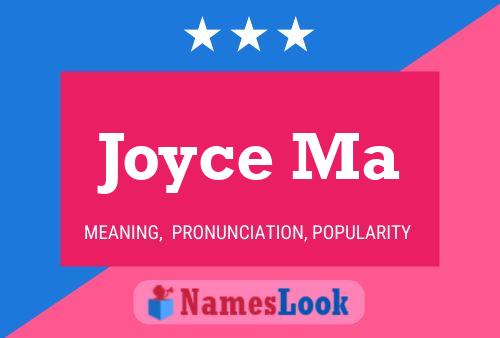 Joyce Ma Naam Poster