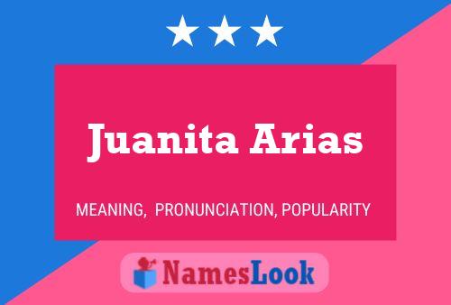 Juanita Arias Naam Poster