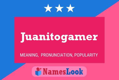 Juanitogamer Naam Poster