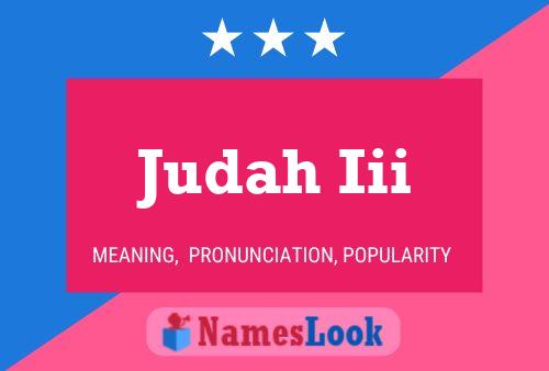 Judah Iii Naam Poster