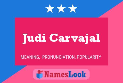 Judi Carvajal Naam Poster