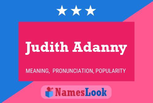 Judith Adanny Naam Poster