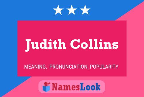 Judith Collins Naam Poster