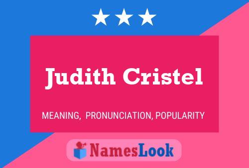 Judith Cristel Naam Poster