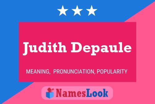 Judith Depaule Naam Poster