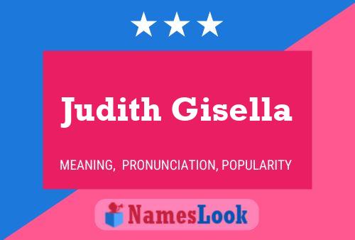 Judith Gisella Naam Poster