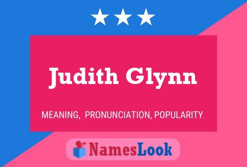 Judith Glynn Naam Poster