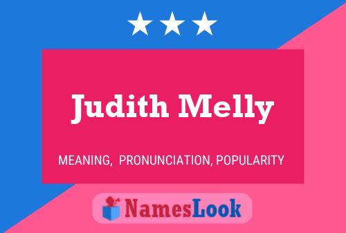 Judith Melly Naam Poster