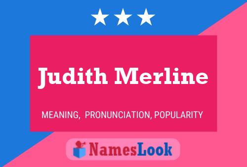 Judith Merline Naam Poster