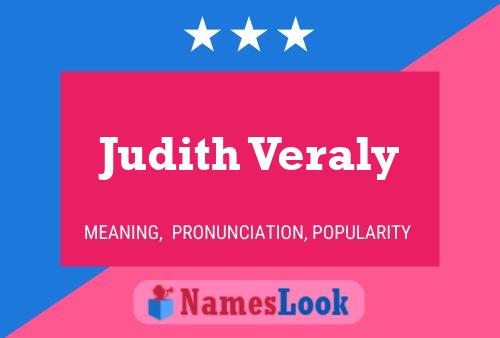 Judith Veraly Naam Poster